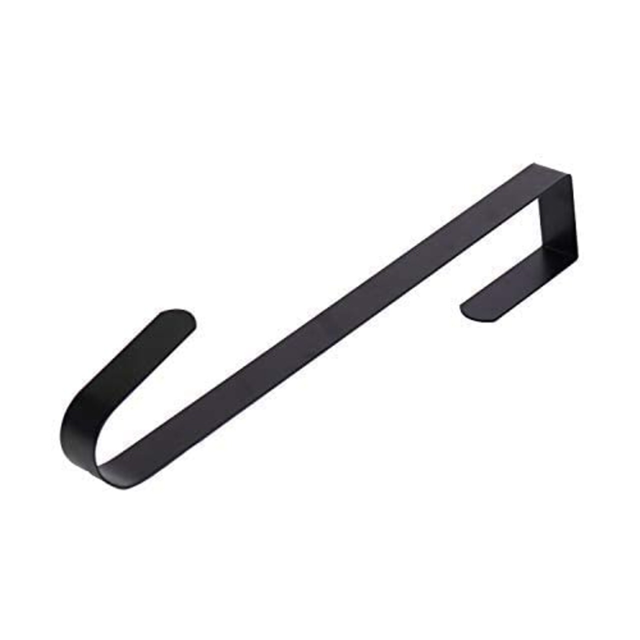 15" Wreath Hanger for Front Door Metal Over The Door Single Hook, Black(1)